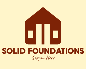 Home Furnishing - Brown Housing Subdivision logo design