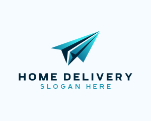 Fly Travel Paper Plane logo design