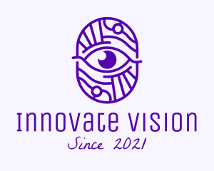 Minimalist Visual Eye  logo design