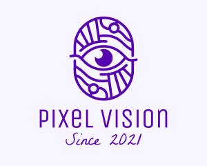 Visual - Minimalist Visual Eye logo design