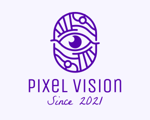 Minimalist Visual Eye  logo design