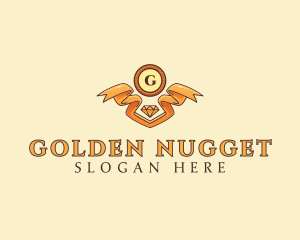 Golden Jewelry Boutique  logo design