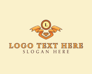 Lettermark - Golden Jewelry Boutique logo design