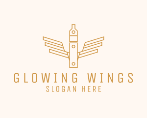 Vape Pen Wings logo design