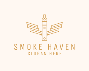 Vape Pen Wings logo design