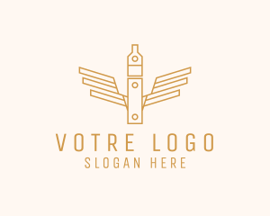 Vape - Vape Pen Wings logo design
