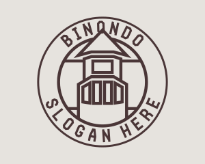 Barn - Brown Home Villa logo design