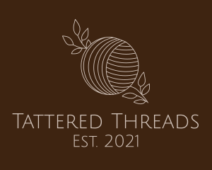 Yarn Ball Thread logo design