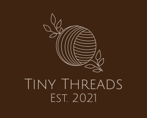 Yarn Ball Thread logo design