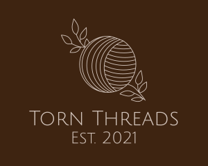 Yarn Ball Thread logo design