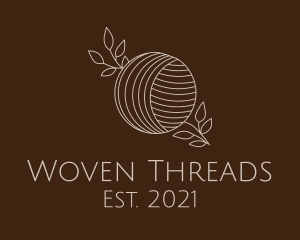 Yarn Ball Thread logo design