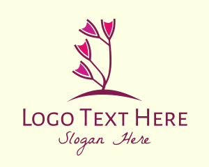 Wine - Wine Flower Garden logo design