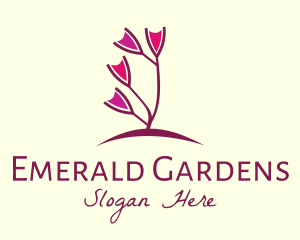 Wine Flower Garden logo design