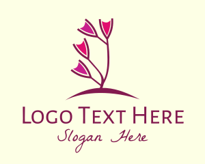 Restaurant - Wine Flower Garden logo design
