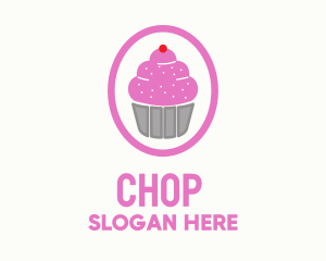 Icing - Pink Cupcake Bakery logo design