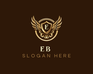 Classic - High End Ornamental Wings logo design