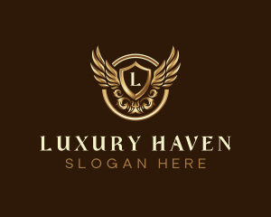 High End - High End Ornamental Wings logo design