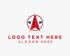 Veteran - American Patriot Star logo design