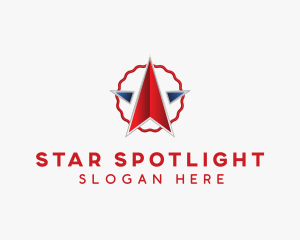 American Patriot Star  logo design