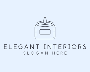 Scented Candle Decor logo design