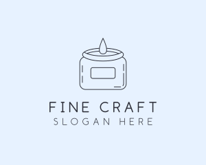 Scented Candle Decor logo design