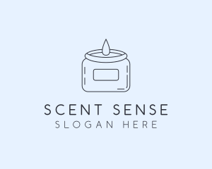 Scented Candle Decor logo design