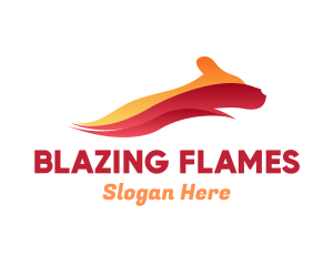 Blazing Fast Hound  logo design