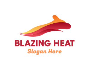 Blazing Fast Hound  logo design