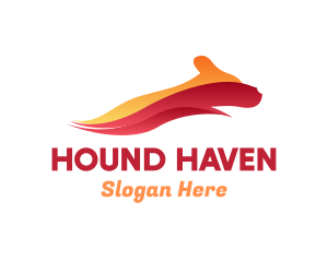 Hound - Blazing Fast Hound logo design