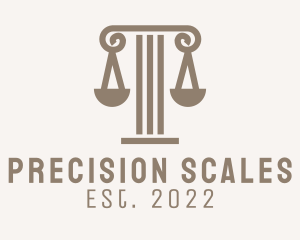 Column Scale Law Firm  logo design