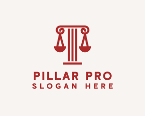 Column Scale Law Firm  logo design