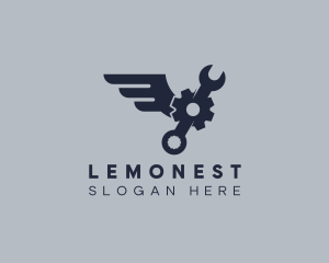 Wing - Winged Industrial Tools logo design