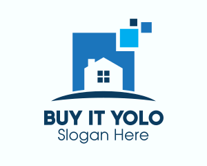 Online House For Sale logo design