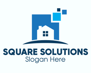 Online House For Sale logo design