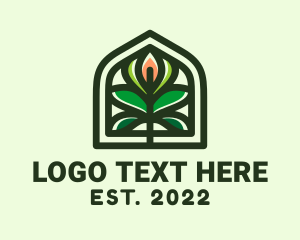 Blooming - Garden Flower Emblem logo design
