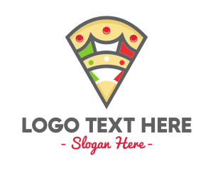 Mozzarella - Italian Pizza Pizzeria logo design