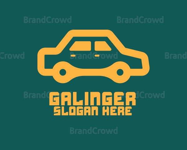 Orange Car Repair Logo