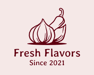 Ingredients - Garlic Chili Onion Ingredients logo design