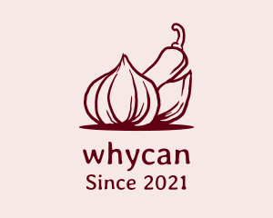 Garlic - Garlic Chili Onion Ingredients logo design