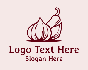 Garlic Chili Onion Ingredients Logo