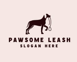 Pet Dog Leash logo design