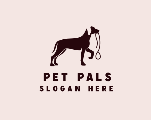 Pet Dog Leash logo design