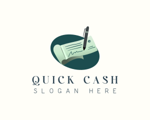 Cash - Cash Cheque Deposit logo design