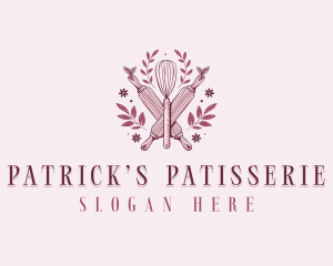 Baker Whisk Patisserie logo design