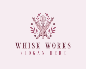 Whisk - Baker Whisk Patisserie logo design