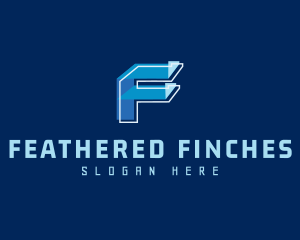 Technology Letter F logo design