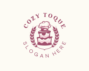 Cake Baker Toque logo design