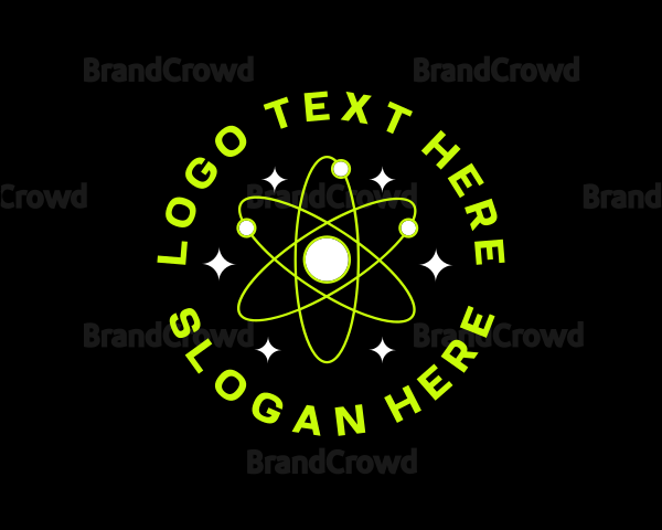 Science Atom Y2K Logo