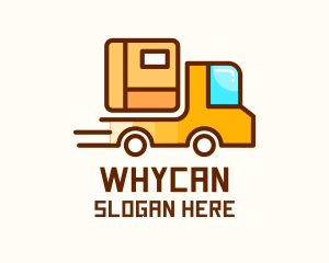 Cartoon Delivery Truck Logo