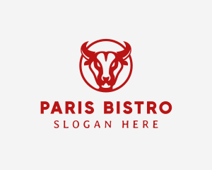 Bull Steak Grill logo design